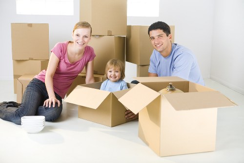 Removal team helping with a home move in Bromley