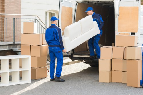 Furniture and reusable items ready for charity donation