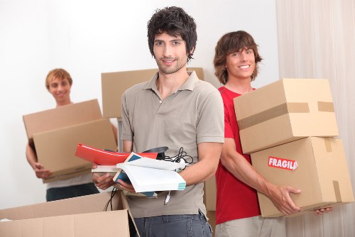 Office removal team preparing a Bromley business relocation