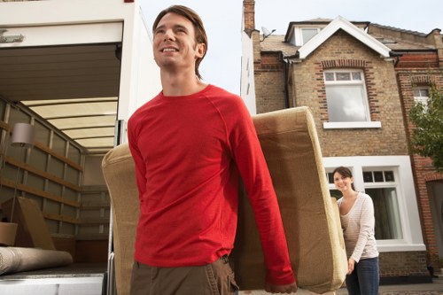 Customer complaint review with moving service paperwork