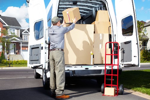 Preparation checklist for a move in Bromley with packed boxes