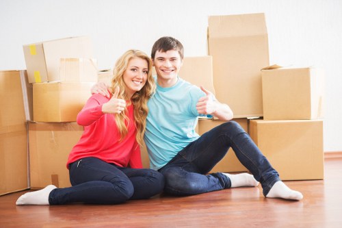 Local van removal service handling boxes and household items in Bromley